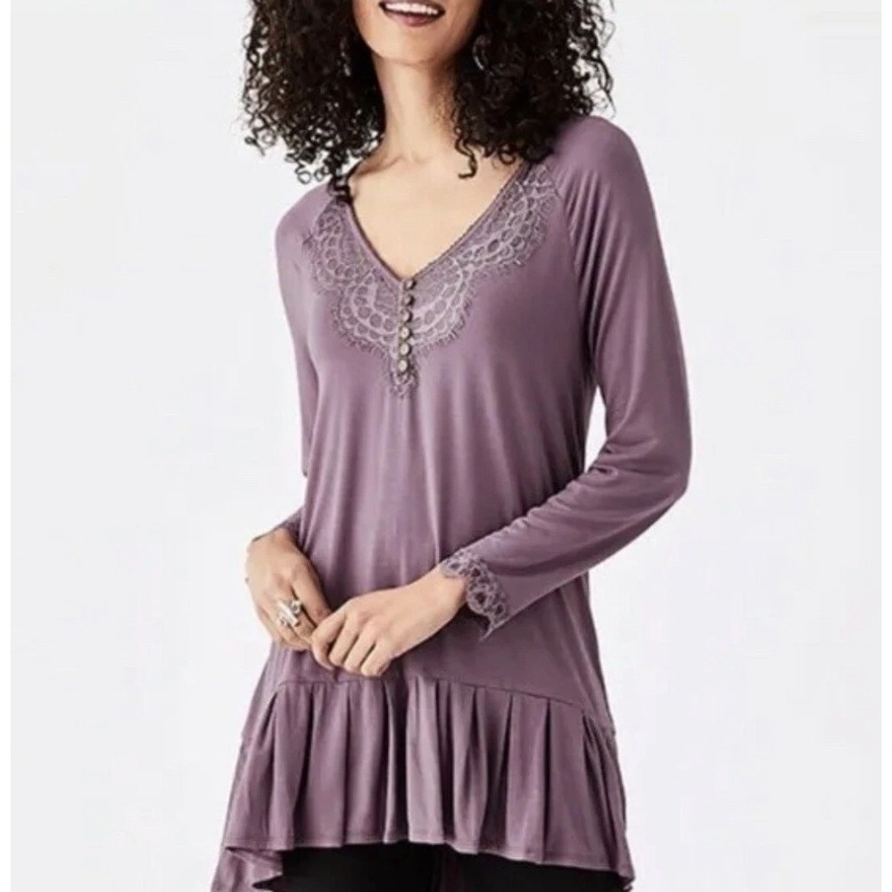 Matilda Jane Medium Moments with you  Seasonal Goods‎ Tunic Peasant Boho Rayon